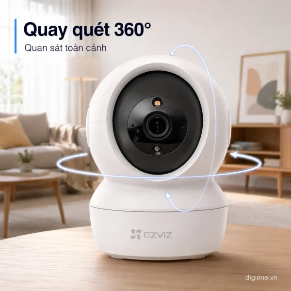 Camera EZVIZ C6N Pro 2K 3MP - AI nhận diện người, Đàm thoại 2 chiều - Image 2